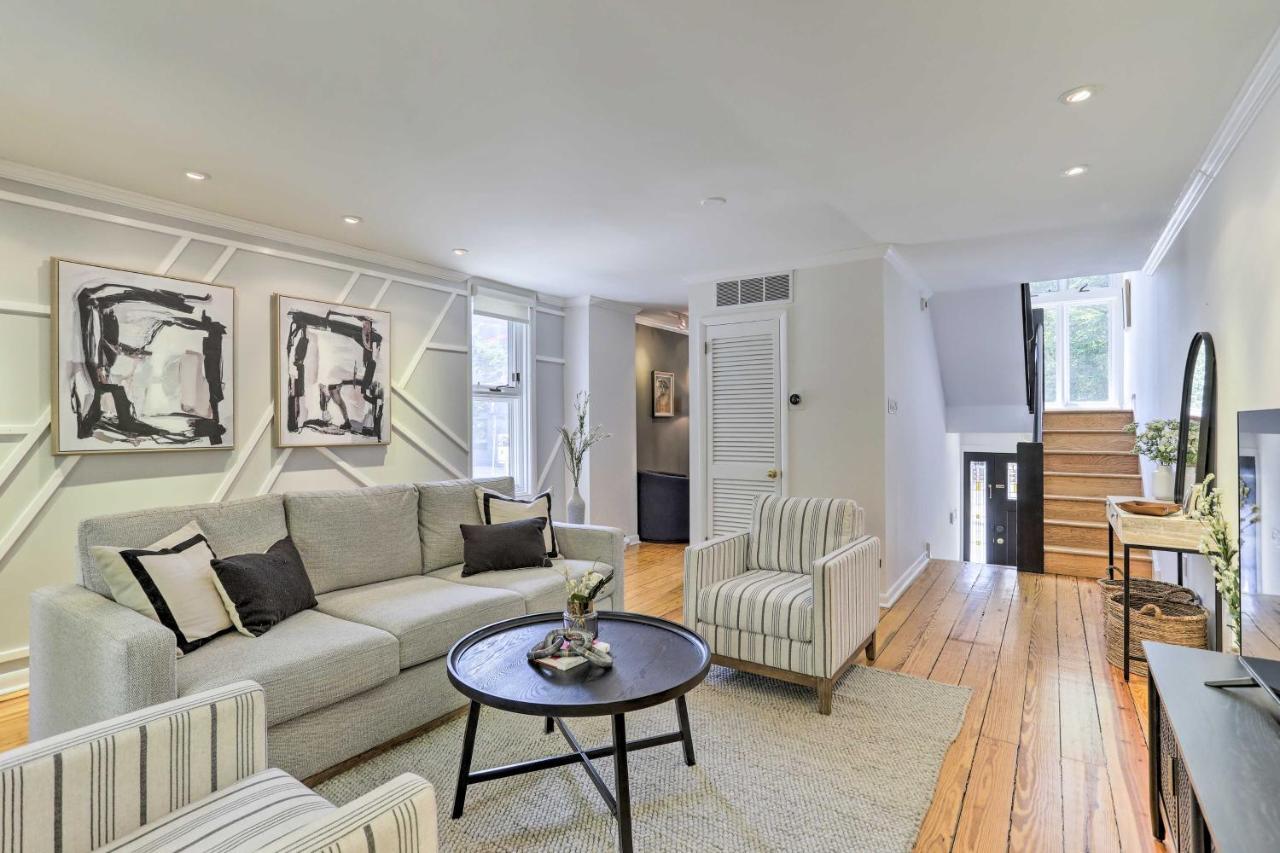 Philly Townhome With Private Patio And City Views Filadelfia Esterno foto