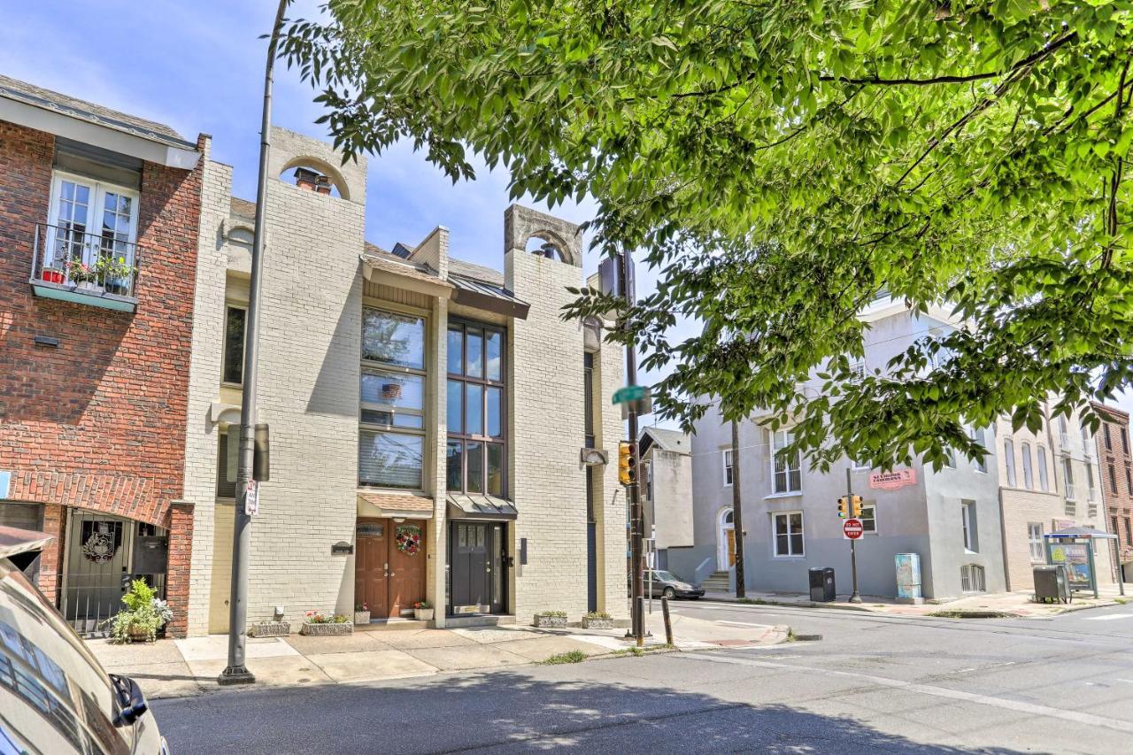 Philly Townhome With Private Patio And City Views Filadelfia Esterno foto