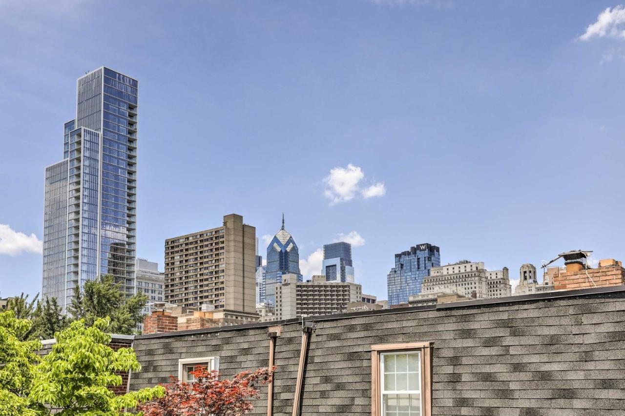 Philly Townhome With Private Patio And City Views Filadelfia Esterno foto